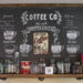 DIY chalkboard coffee chalk drawing