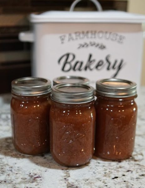 Home made, home canned applesauce